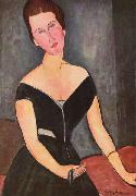 Amedeo Modigliani Portrat der Frau van Muyden oil painting reproduction